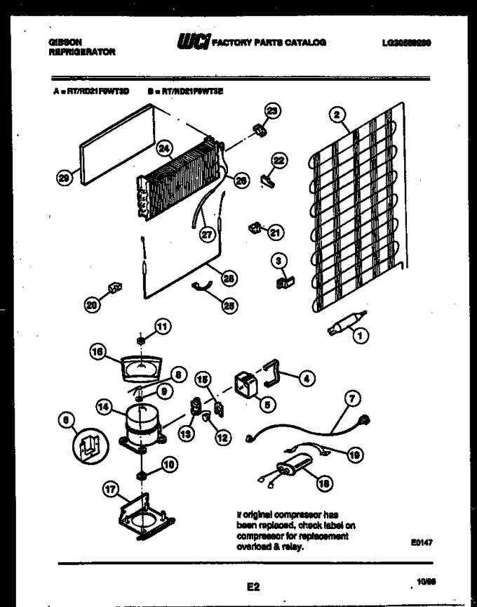 Diagram for RD21F9WT3D