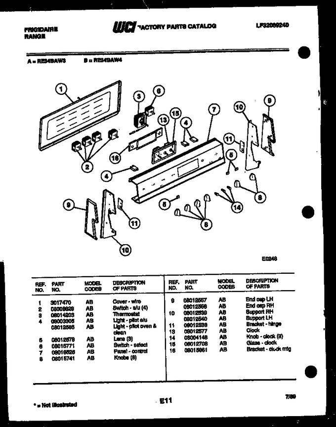 Diagram for RE34BAW3