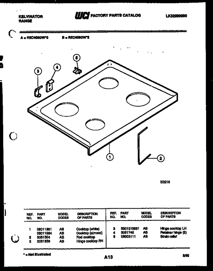 Diagram for REC406DW0