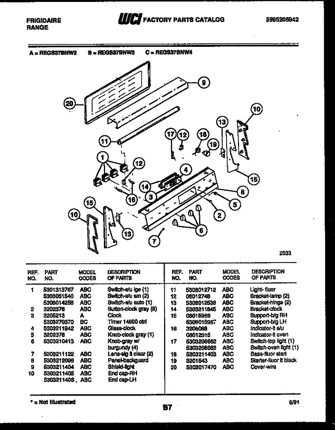 Diagram for REGS37BNW2