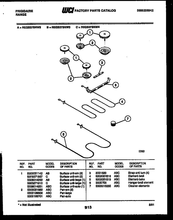 Diagram for REGS37BNW2