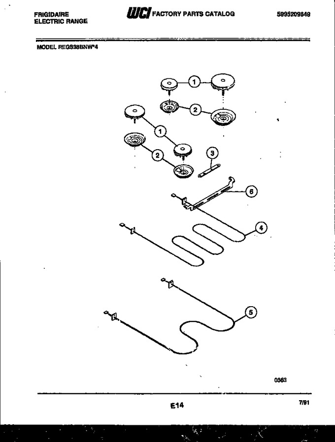Diagram for REGS38BNW4