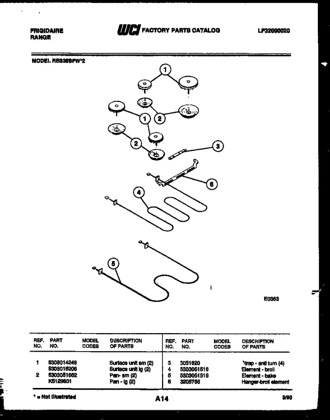 Diagram for RES36BFW2