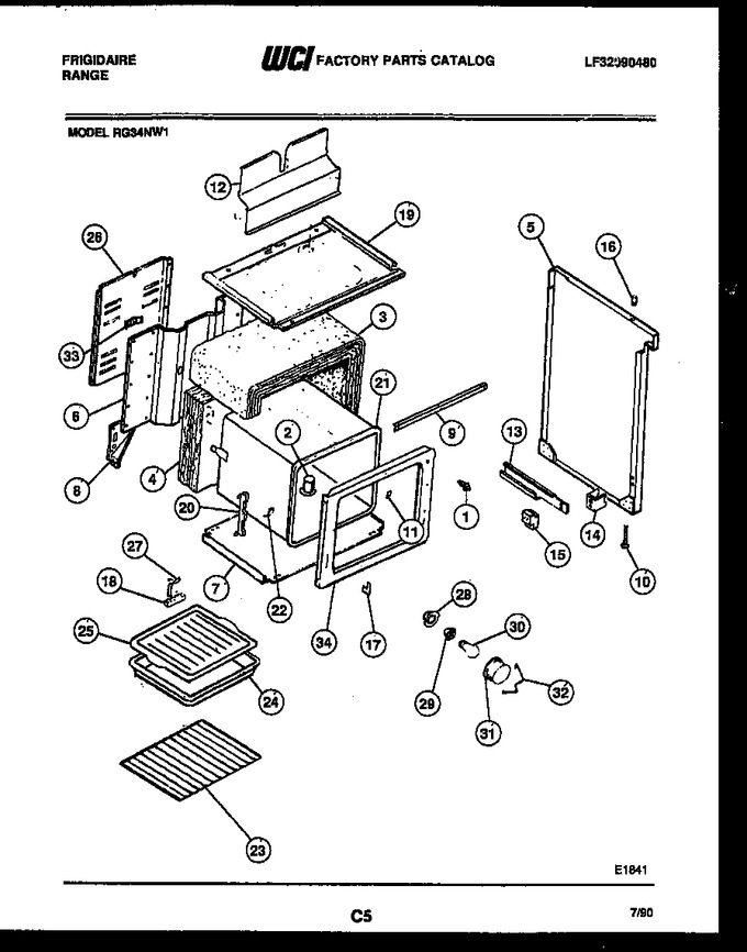 Diagram for RG34NW1