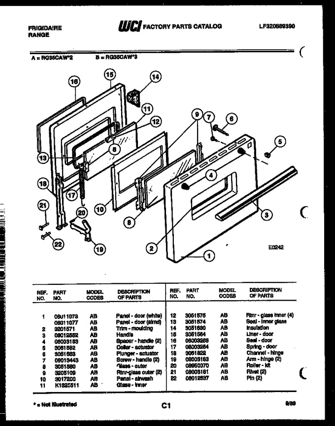 Diagram for RG35CAL3
