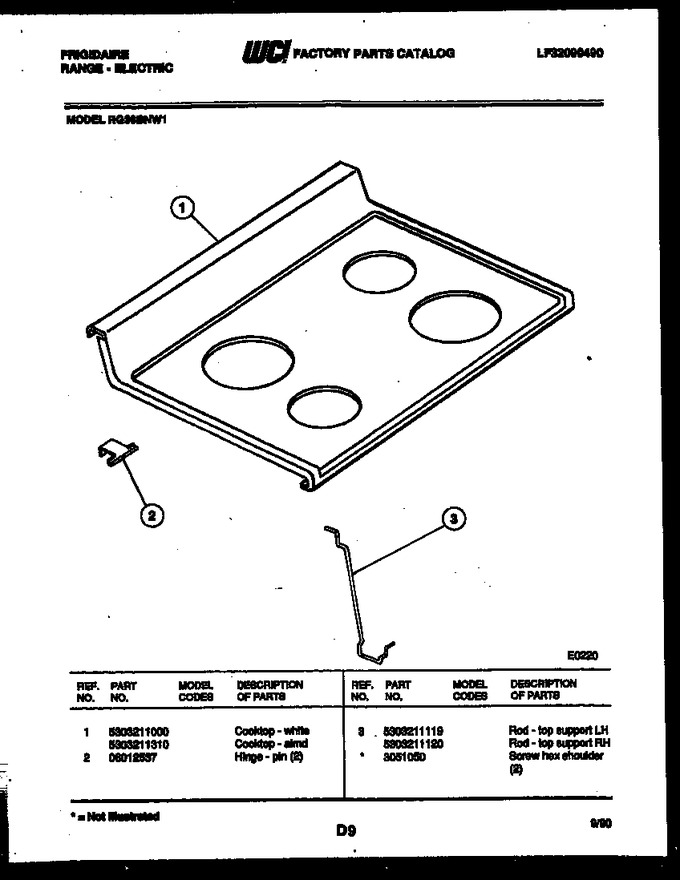 Diagram for RG36BNW1