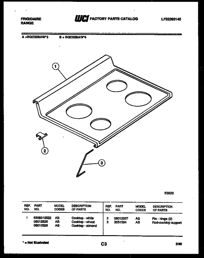 Diagram for RGC32BAW4