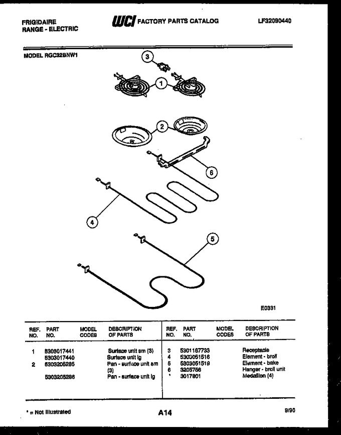 Diagram for RGC32BNW1