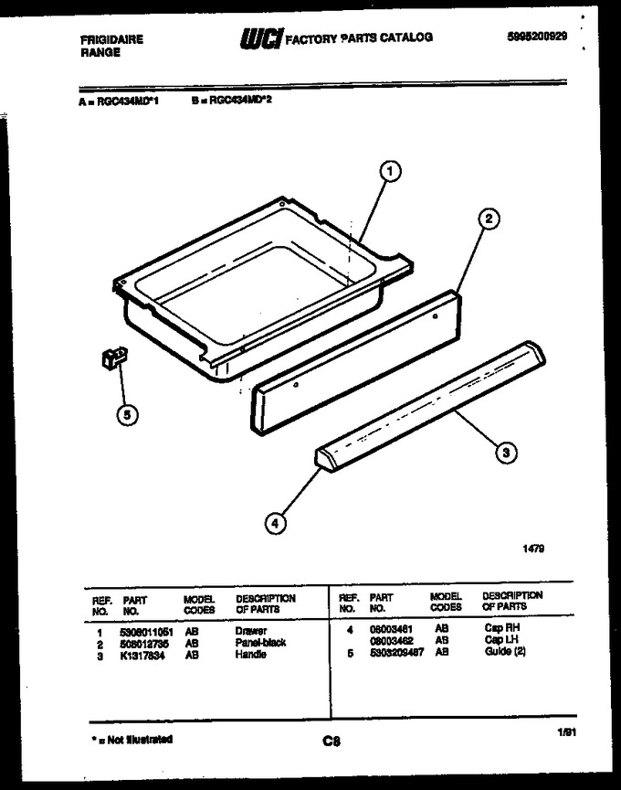 Diagram for RGC434MDW2