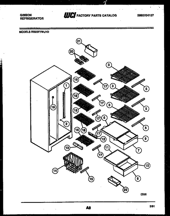 Diagram for RS22F7WU1D