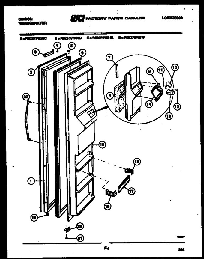Diagram for RS22F9WS1F
