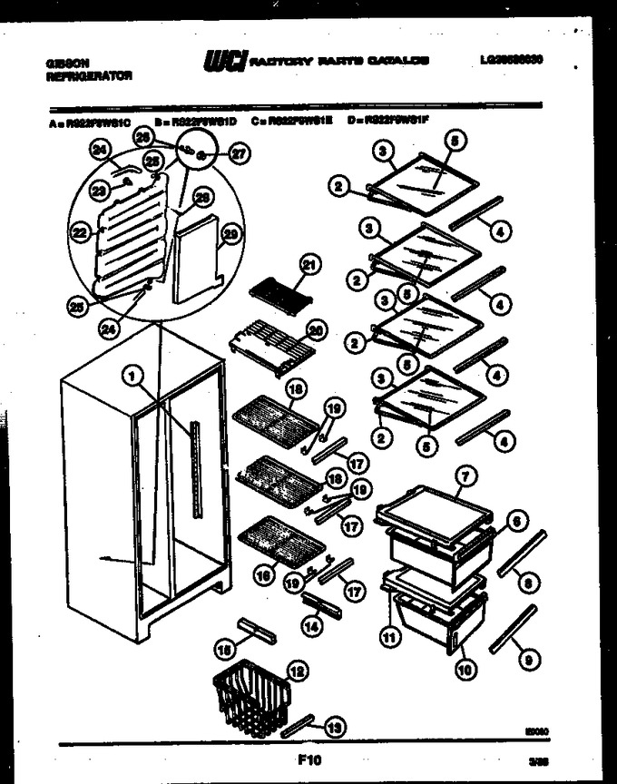 Diagram for RS22F9WS1F