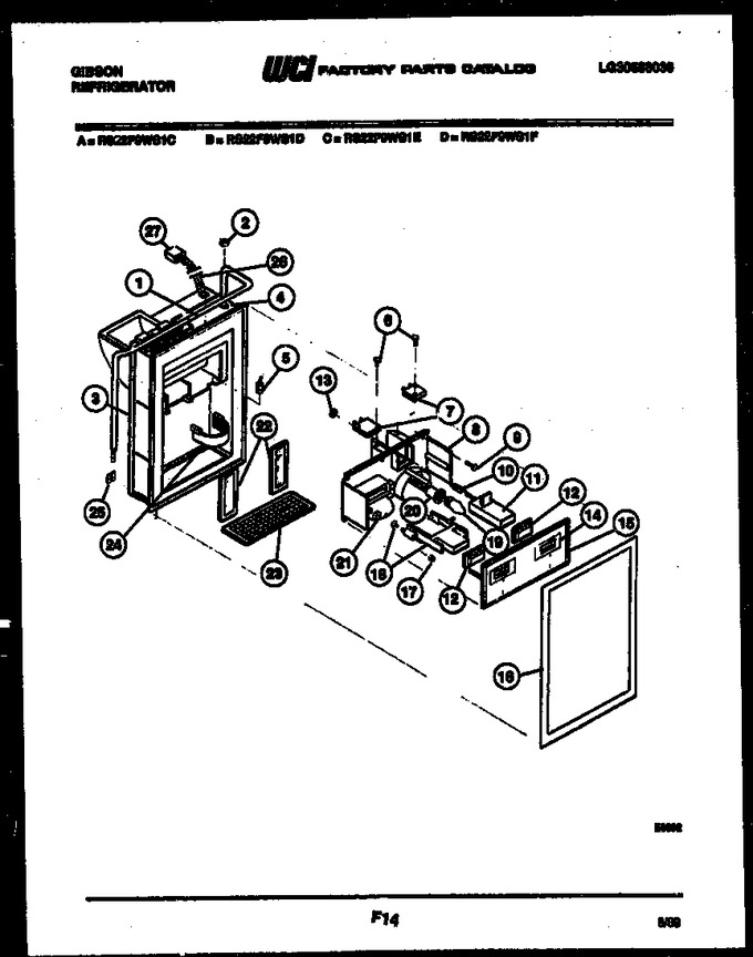 Diagram for RS22F9WS1F