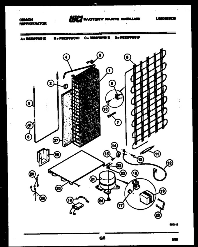 Diagram for RS22F9WS1F