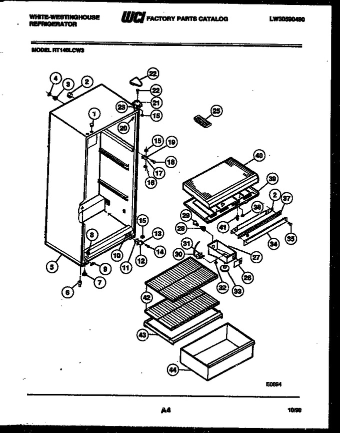 Diagram for RT140LCD3