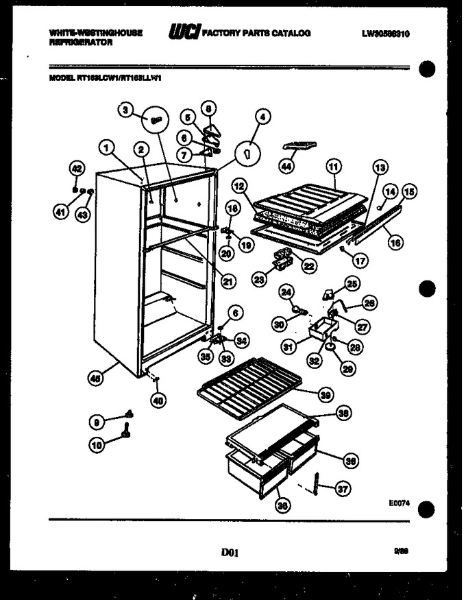 Diagram for RT164LCD0