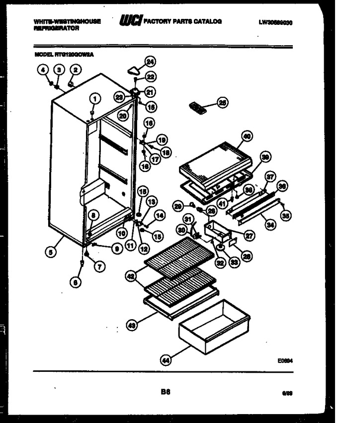 Diagram for RTG120GCW2A