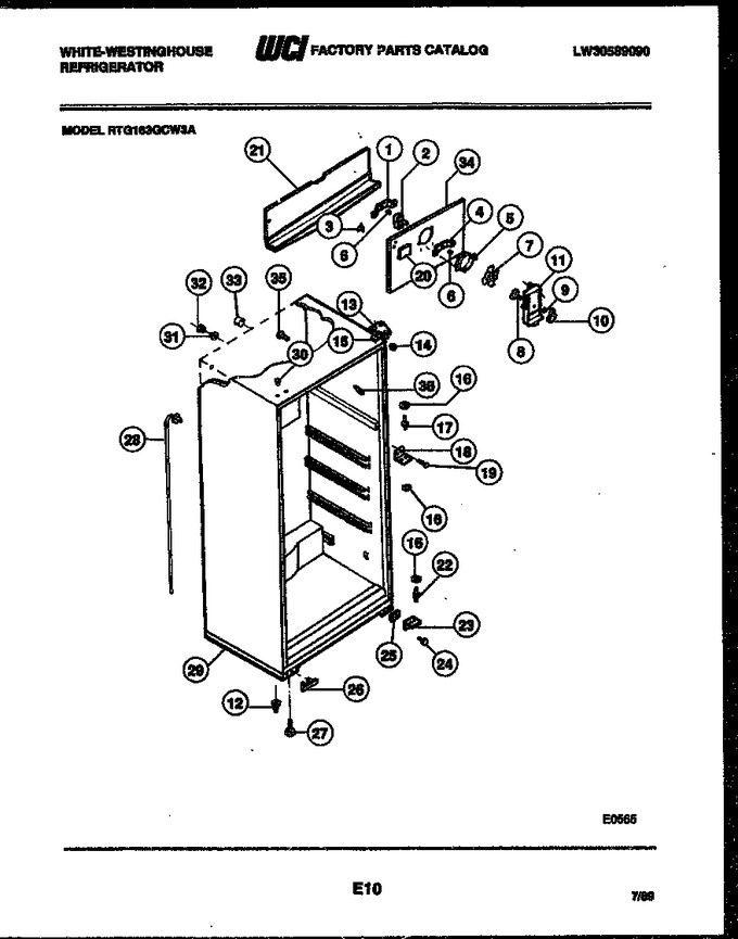 Diagram for RTG163GCF3A