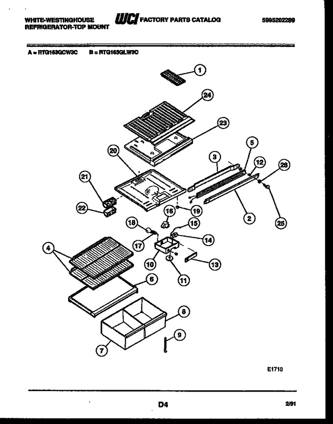 Diagram for RTG163GCW3C