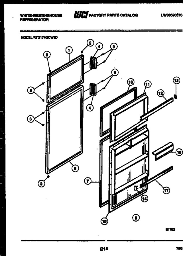 Diagram for RTG174GCW3D