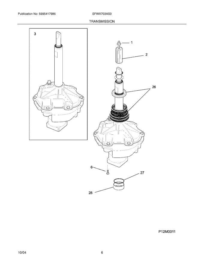 Diagram for SFWX703AS0