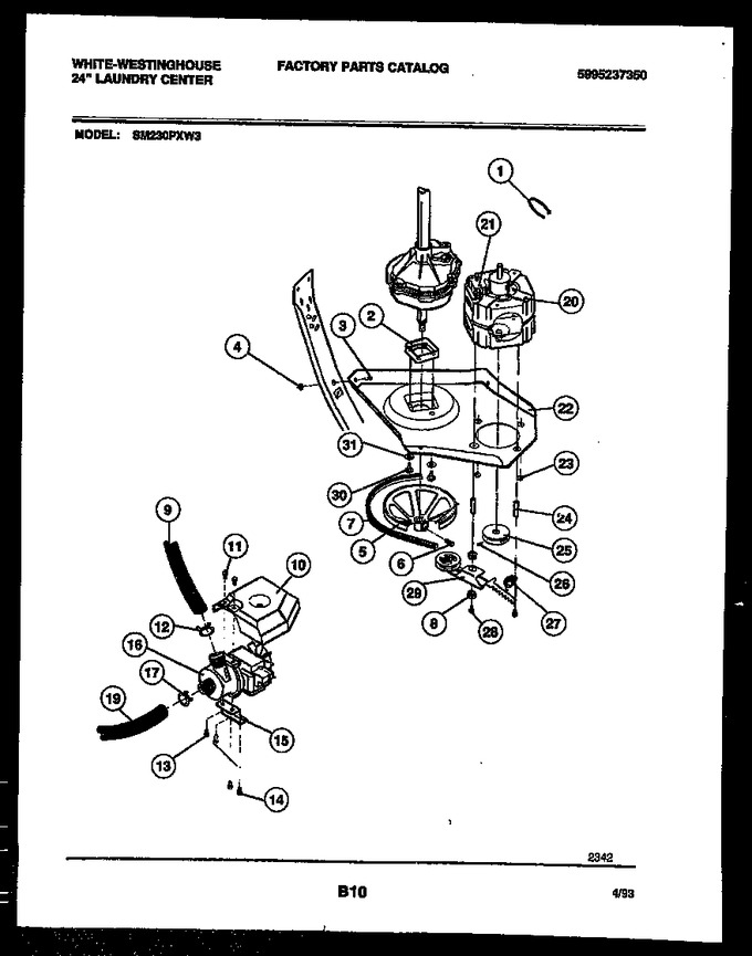 Diagram for SM230PXW3