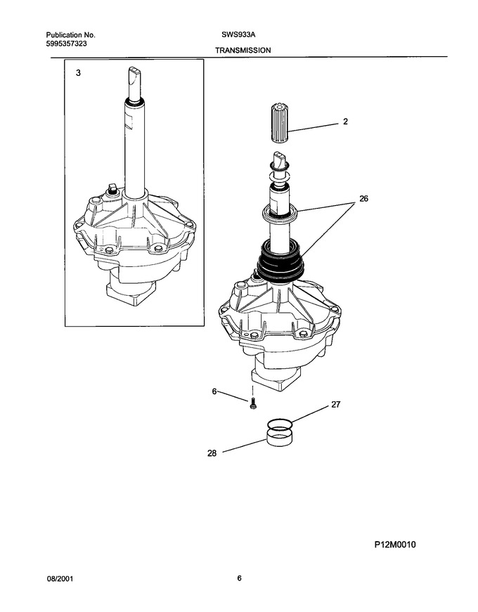 Diagram for SWS933AS0