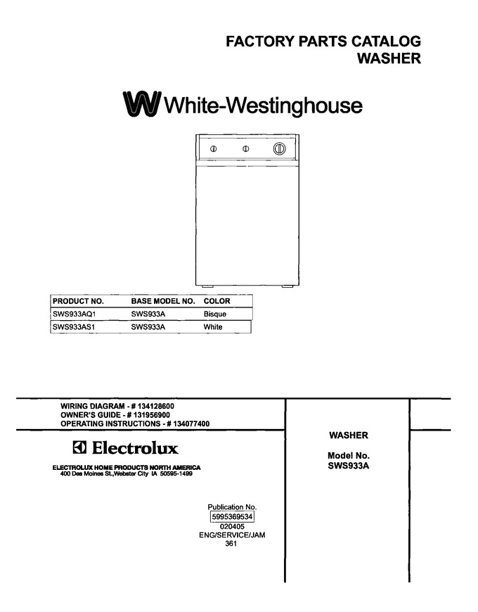 Diagram for SWS933AS1