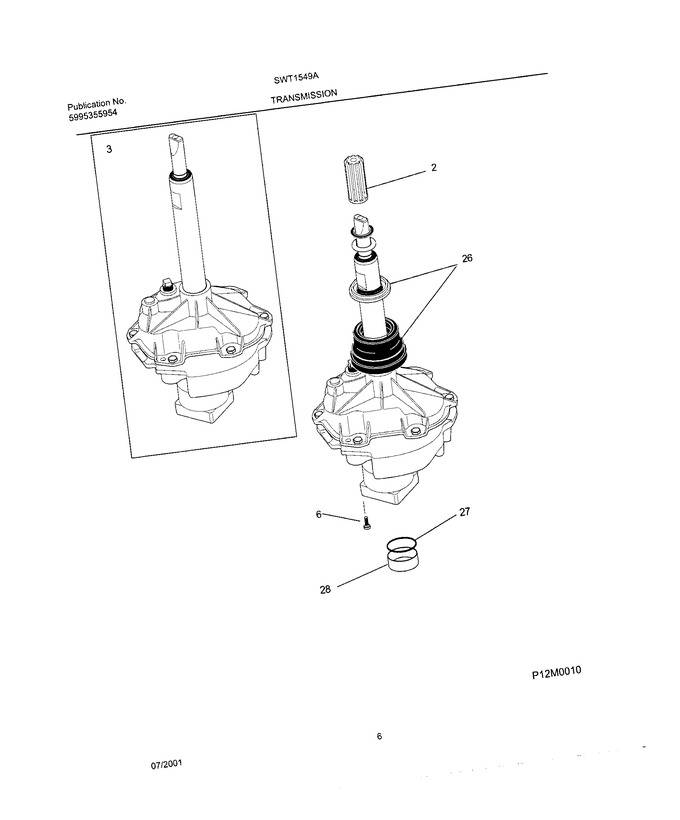 Diagram for SWT1549AQ0