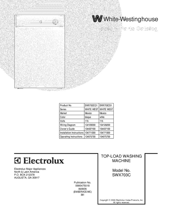 Diagram for SWX703CS1