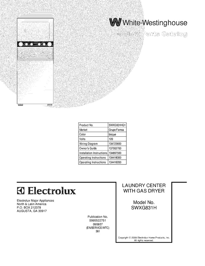 Diagram for SWXG831HQ1