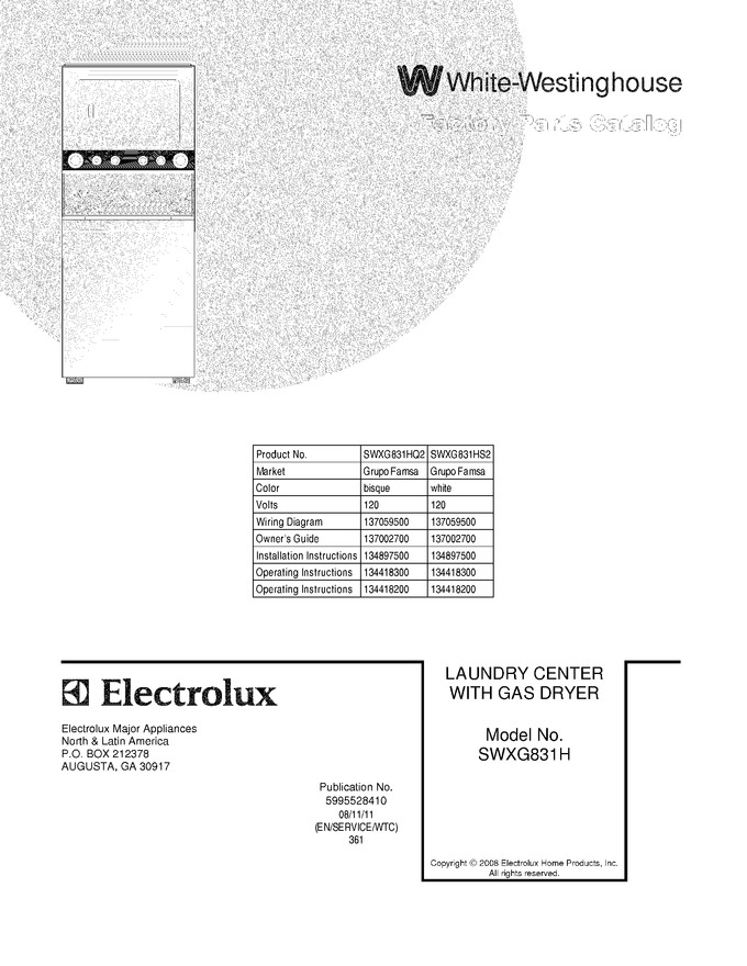 Diagram for SWXG831HQ2
