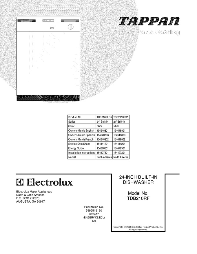 Diagram for TDB210RFS5