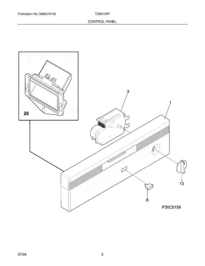 Diagram for TDB210RFS5