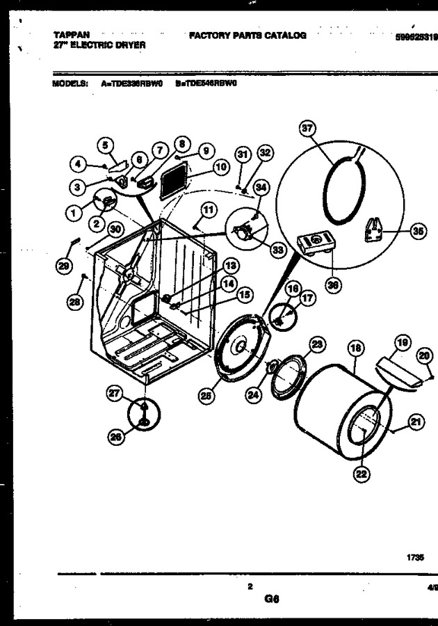 Diagram for TDE546RBW0