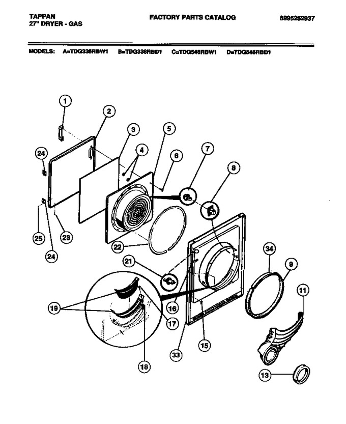 Diagram for TDG546RBD1