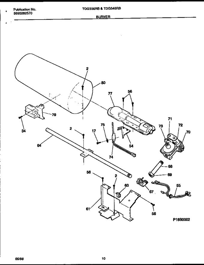 Diagram for TDG336RBW2