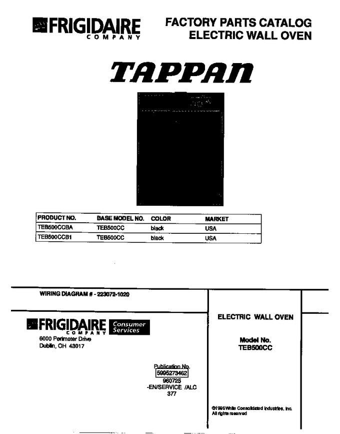 Diagram for TEB500CCBA
