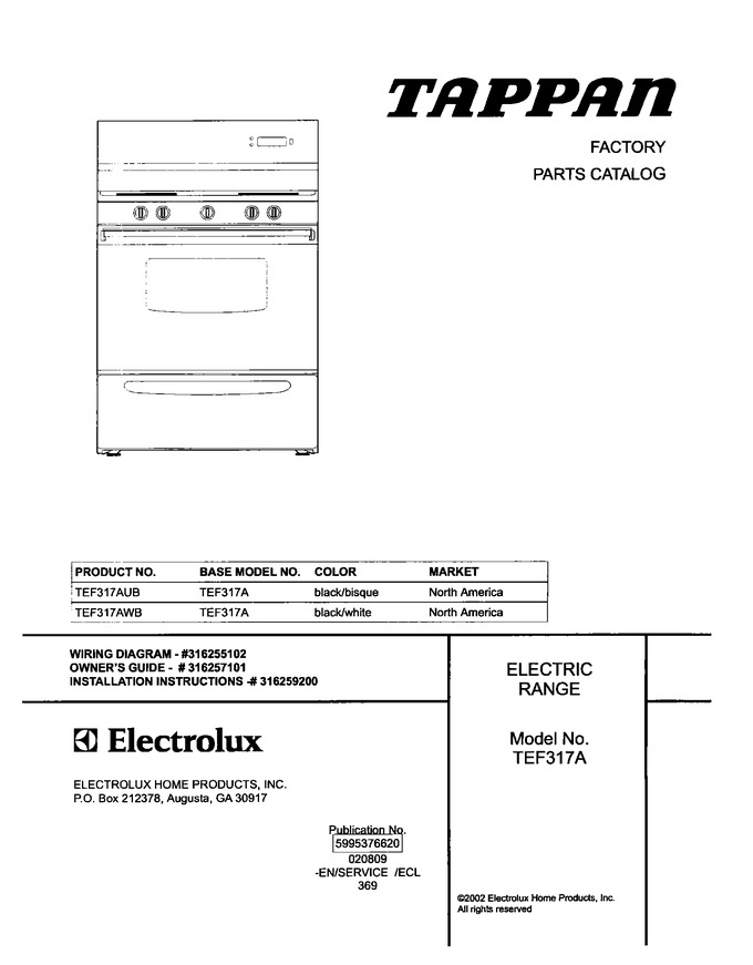 Diagram for TEF317AUB
