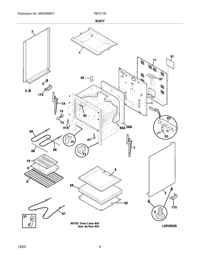 Diagram for TEF317BWB