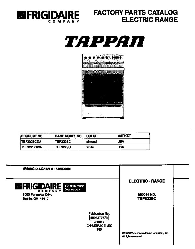 Diagram for TEF322SCWA