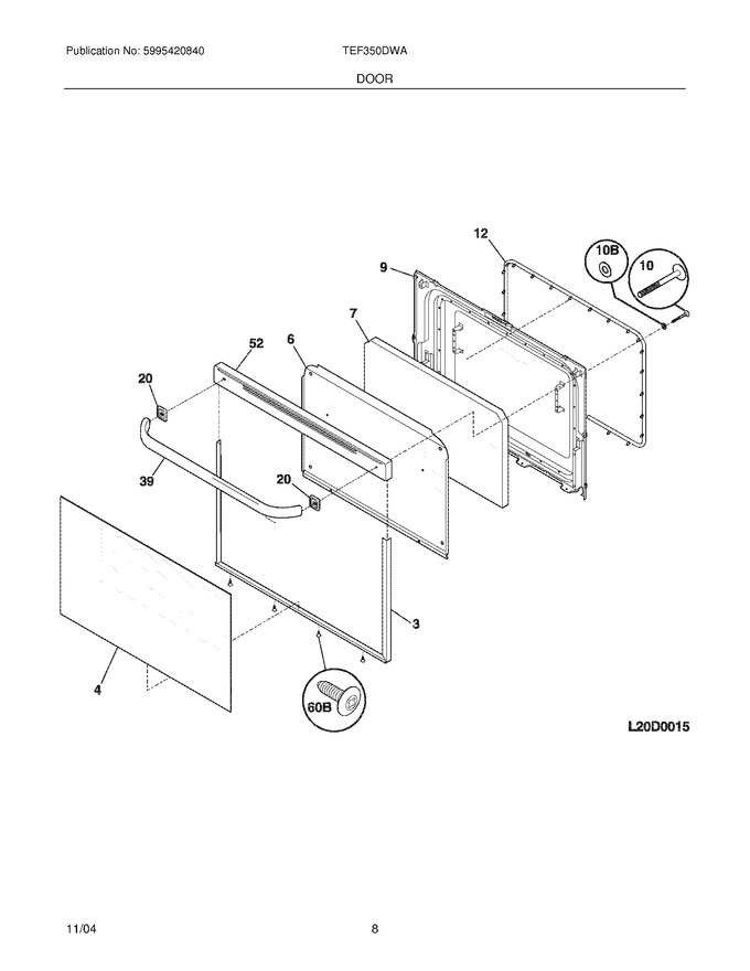 Diagram for TEF350DWA