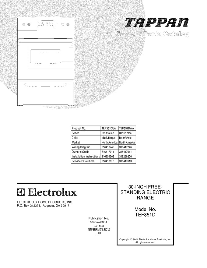 Diagram for TEF351DWA