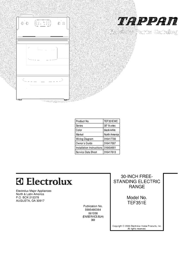 Diagram for TEF351EWC
