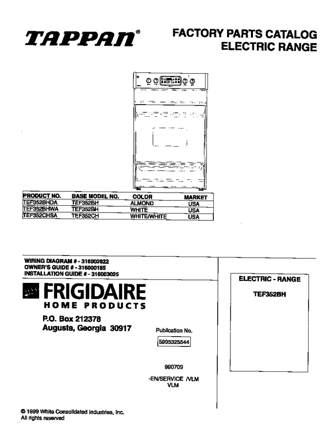 Diagram for TEF352BHDA