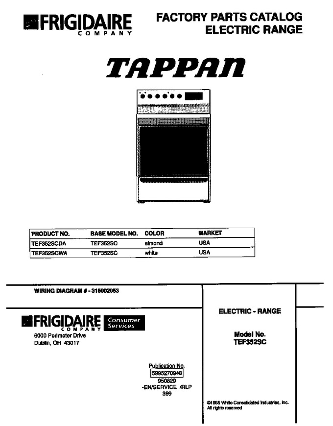 Diagram for TEF352SCWA