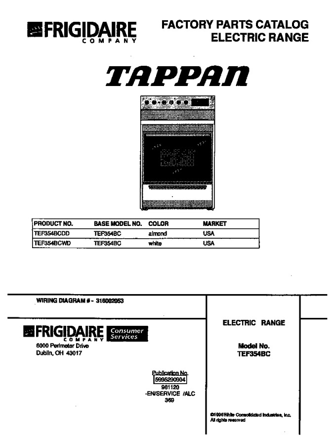 Diagram for TEF354BCWD