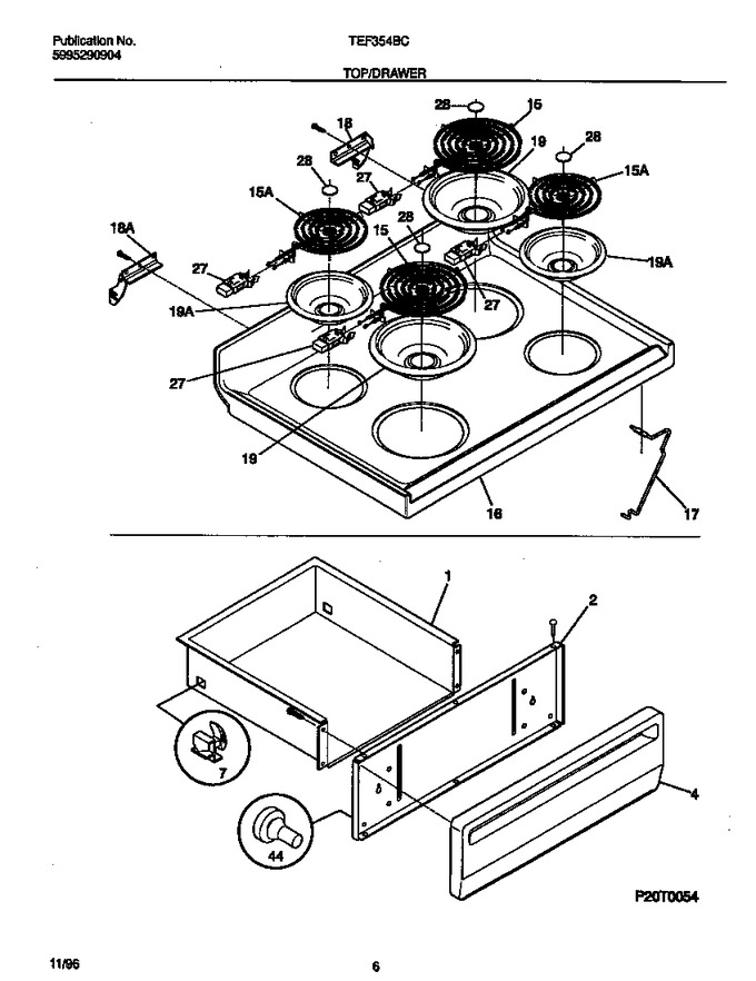 Diagram for TEF354BCWD