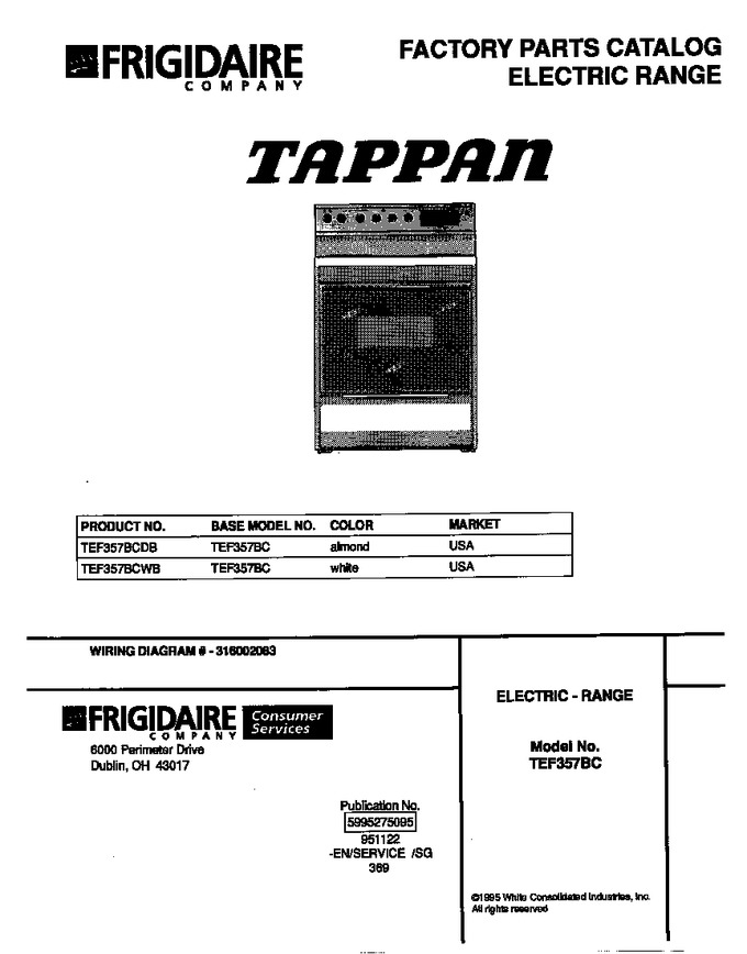 Diagram for TEF357BCWB