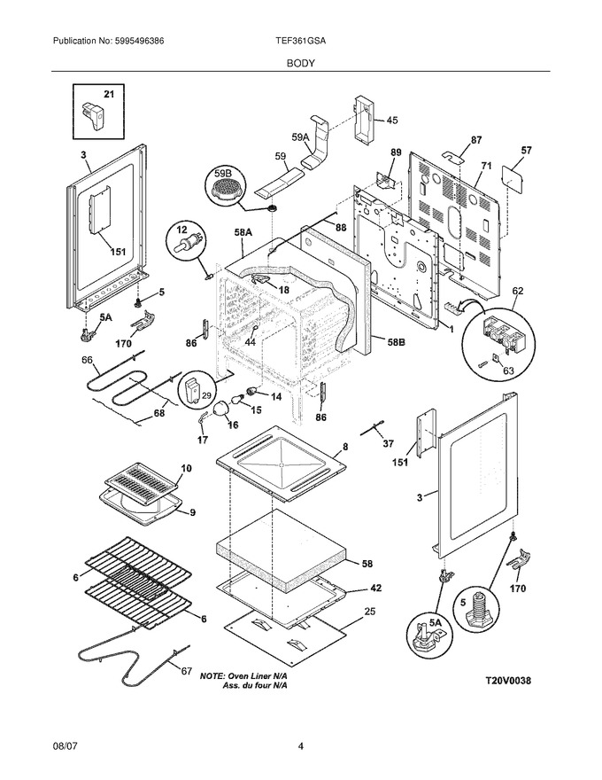 Diagram for TEF361GSA